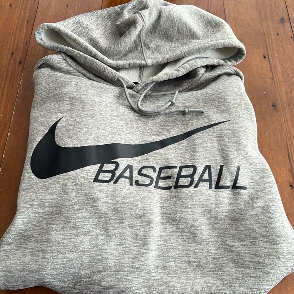 Nike Gray Baseball Hoodie